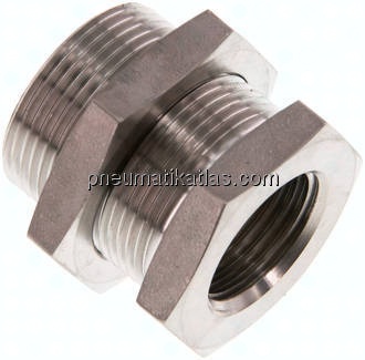 Schottverschraubung G 1/2"-M 28x1,5, 1.4571