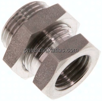 Schottverschraubung G 1/4"-G 3/8", 1.4571