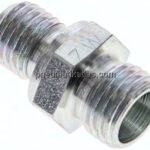 Gerade Schneidringverschr. M 12x1,5-8 L (M14x1,5), ohne Mutter & Schneidring, Stahl verzinkt