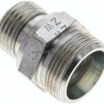 Gerade Schneidringverschr. G 1/2"-18 L (M26x1,5), ohne Mutter & Schneidring, Stahl verzinkt