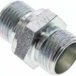 Gerade Schneidringverschr. G 3/8"-12 L (M18x1,5), ohne Mutter & Schneidring, Stahl verzinkt