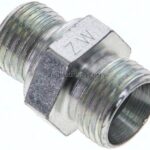 Gerade Schneidringverschr. M 16x1,5-12 L (M18x1,5), ohne Mutter & Schneidring, Stahl verzinkt