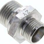 Gerade Schneidringverschr. G 1/2"-12 L (M18x1,5), ohne Mutter & Schneidring, Stahl verzinkt