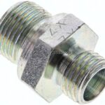Gerade Schneidringverschr. G 3/8"-8 L (M14x1,5), ohne Mutter & Schneidring, Stahl verzinkt