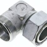 Einstellb. Winkel-Schneidringverschr. 35 L (M45x2), ohne Mutter & Schneidring, Stahl verzinkt