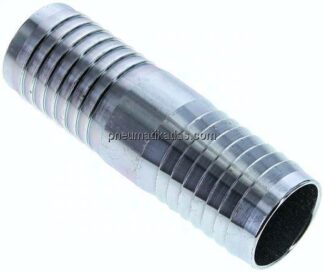 Schlauchverbindungsrohr 32 (1-1/4")mm-32 (1-1/4")mm, Stahl verzinkt