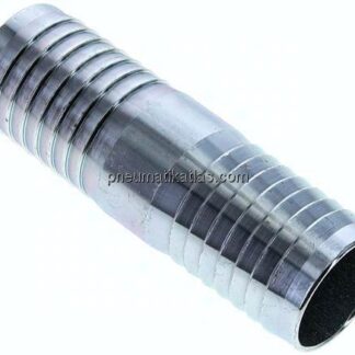 Schlauchverbindungsrohr 32 (1-1/4")mm-32 (1-1/4")mm, Stahl verzinkt