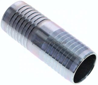 Schlauchverbindungsrohr 38 (1-1/2")mm-38 (1-1/2")mm, Stahl verzinkt