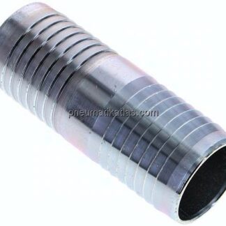 Schlauchverbindungsrohr 38 (1-1/2")mm-38 (1-1/2")mm, Stahl verzinkt