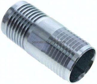Schlauchverbindungsrohr 50 (2")mm-50 (2")mm, Stahl verzinkt