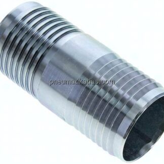 Schlauchverbindungsrohr 50 (2")mm-50 (2")mm, Stahl verzinkt