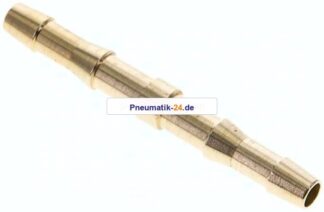 Schlauchverbindungsrohr DIN EN 560, 6 (1/4")mm-6 (1/4")mm, Messing