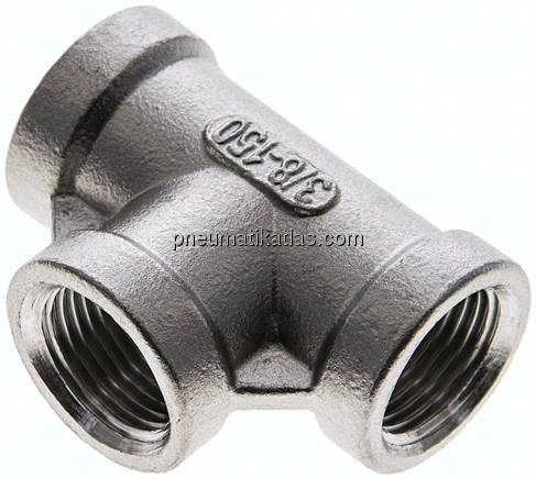 T-Stück Rp 3/8" (IG), 1.4408