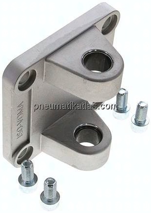 ISO 15552-Gabelschwenkbefestigung 100 mm, Aluminium mit Buchse