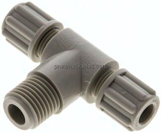 T-Verschraubung G 1/4"-6x4mm, Polypropylen