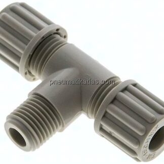 T-Verschraubung G 1/4"-8x6mm, Polypropylen