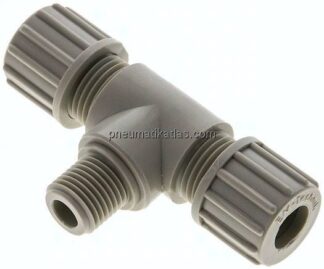 T-Verschraubung G 1/4"-10x8mm, Polypropylen
