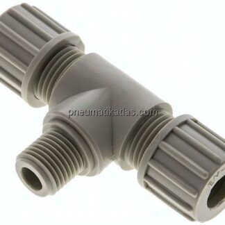 T-Verschraubung G 1/4"-10x8mm, Polypropylen