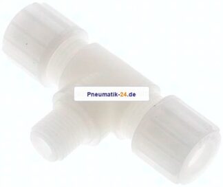 T-Verschraubung G 1/4"-10x8mm, PVDF