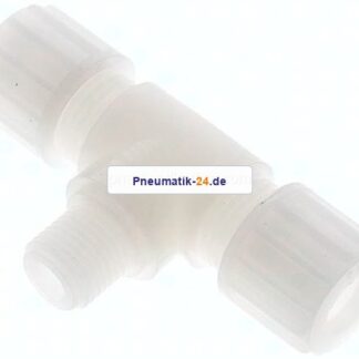 T-Verschraubung G 1/4"-10x8mm, PVDF