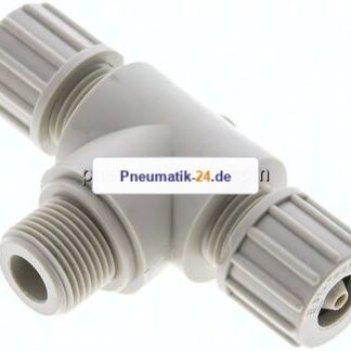 T-Verschraubung G 3/8"-10x4mm, Polypropylen