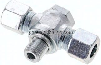 T-Schwenkverschraubung G 1/4"-10 L (M16x1,5), Stahl verzinkt