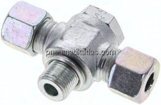 T-Schwenkverschraubung G 3/8"-10 S (M18x1,5), Stahl verzinkt