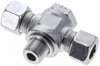 T-Schwenkverschraubung G 3/8"-12 L (M18x1,5), Stahl verzinkt