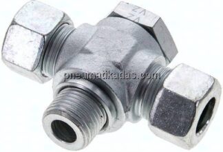 T-Schwenkverschraubung G 1/2"-15 L (M22x1,5), Stahl verzinkt