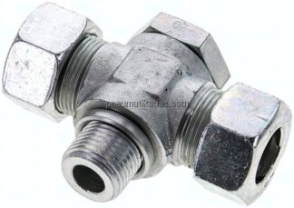 T-Schwenkverschraubung G 1/2"-18 L (M26x1,5), Stahl verzinkt