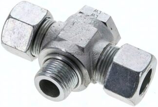 T-Schwenkverschraubung M 27x2-20 S (M30x2), Stahl verzinkt