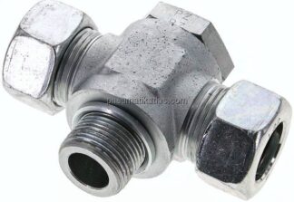 T-Schwenkverschraubung G 3/4"-22 L (M30x2), Stahl verzinkt