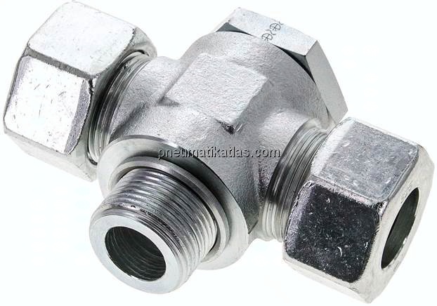 T-Schwenkverschraubung M 33x2-25 S (M36x2), Stahl verzinkt
