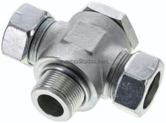 T-Schwenkverschraubung M 33x2-28 L (M36x2), Stahl verzinkt