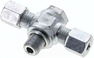 T-Schwenkverschraubung G 1/4"-6 S (M14x1,5), Stahl verzinkt