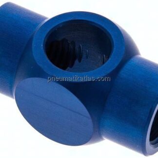 T-Ringstück mit Innengewinde G 3/8", Aluminium
