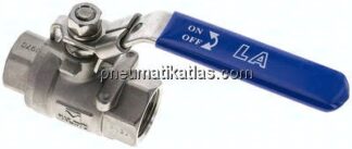 Edelstahl-Kugelhahn, Eco-Line, G 1", 0 - 63bar