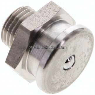 Flachschmiernippel 22 mm, G 1/4", 1.4305