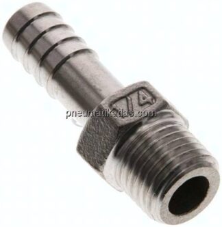Gewindetülle NPT 1/4"-9 (3/8")mm, 1.4408