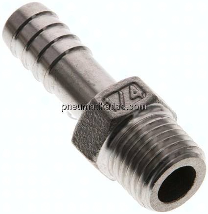 Gewindetülle NPT 1/4"-9 (3/8")mm, 1.4408