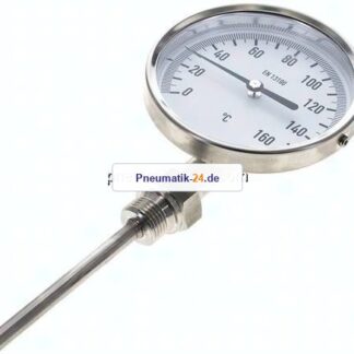 Bimetallthermometer, senkrecht D100/0 bis +160°C/100mm