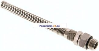 Gerade Drehverschraubung G 1/4"-6x4mm mit Knickschutz