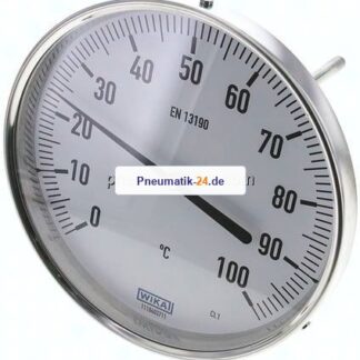 Bimetallthermometer, waagerecht D160/0 bis +100°C/160mm