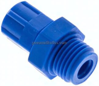 Gerade Verschraubung G 1/4"-6x4mm, Kunststoff (POM)