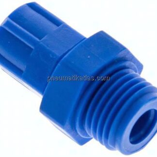 Gerade Verschraubung G 1/4"-6x4mm, Kunststoff (POM)
