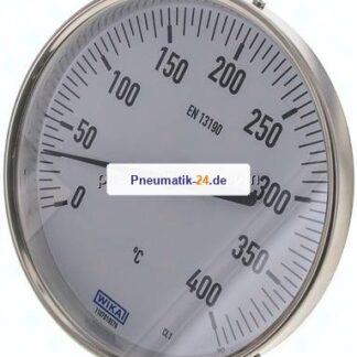 Bimetallthermometer, waagerecht D160/0 bis +400°C/63mm