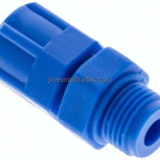 Gerade Verschraubung G 1/8"-6x4mm, Kunststoff (POM)