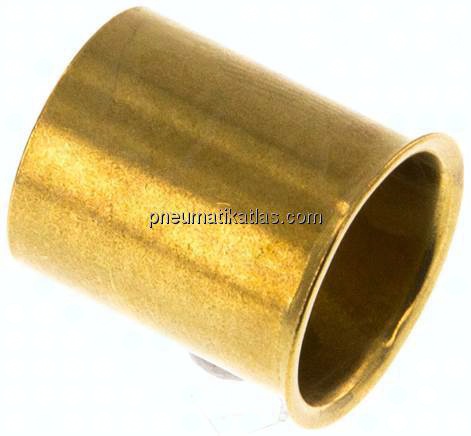 Verstärkungshülse für Rohr 15x13,0 mm, Messing