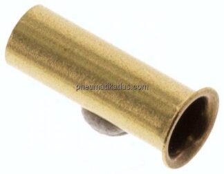 Verstärkungshülse für Rohr 6x4,0 mm, Messing