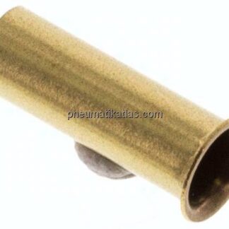 Verstärkungshülse für Rohr 6x4,0 mm, Messing